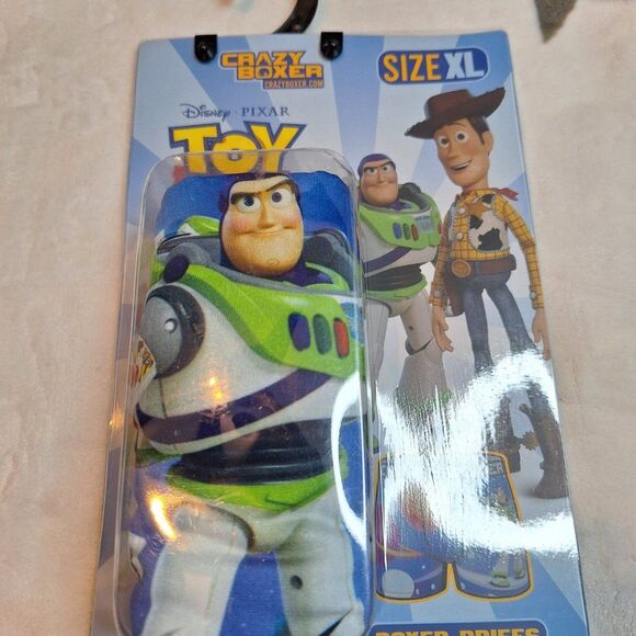 NEW Crazy Boxers Toy Story Outer Space Boxer Briefs Multi-Color Size XL‎ - Picture 1 of 4
